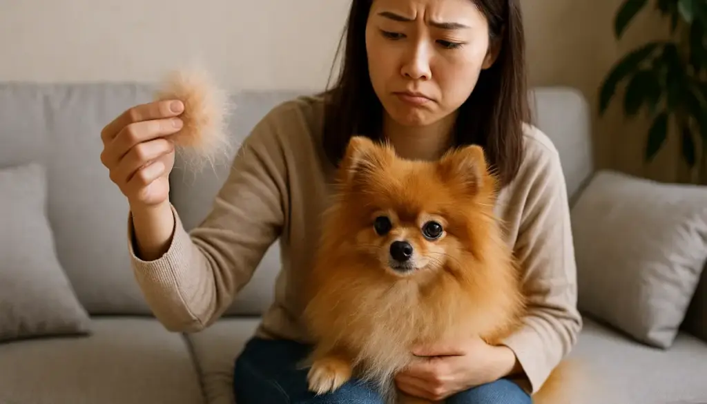 抜け毛が想像以上に多い