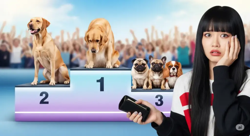 お金がかかる犬ランキング